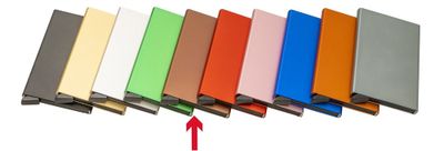 RFID Blocker wallet in aluminum