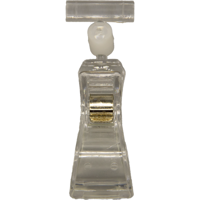 Price tag holder with large clip