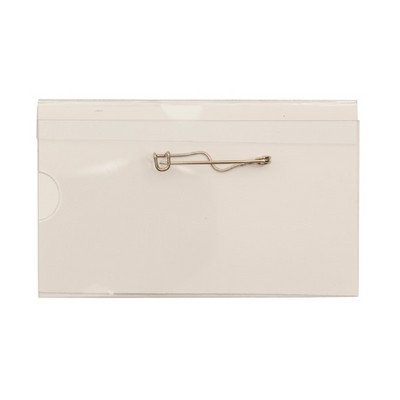 Congress badge 90x55 mm with safety pin