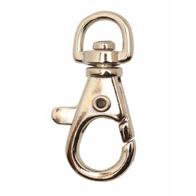 Rotateable swivel hook, drop shaped