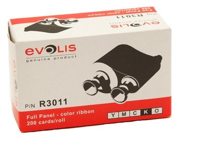 Färgband, Evolis, YMCKO <br> Art.nr 96210-2200