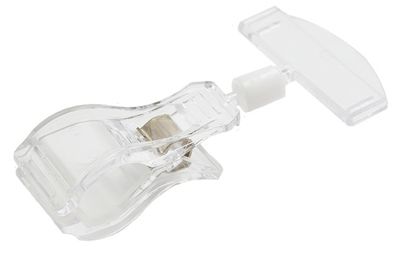 Price tag holder, large clip