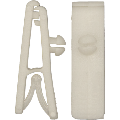 Plastic clip molded