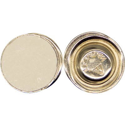 Round magnet on self-adhesive base, 17 mm