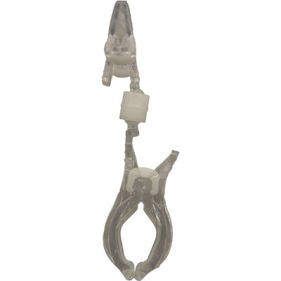 Price tag holder, double clips