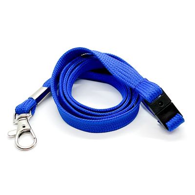 10 mm with rotatable "drop" hook + safety breakaway clasp