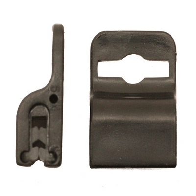Friction clip Black Plastic