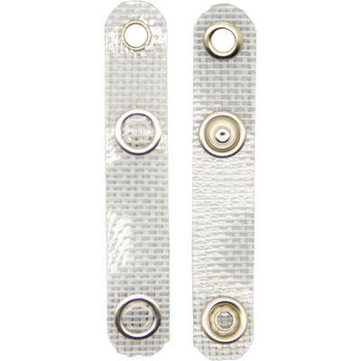 Reinforced ID strip with rounded corners