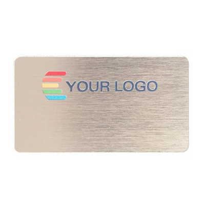 Namebadge, Plastic Basic, 60x30 mm