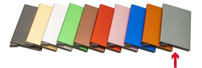 RFID Blocker wallet in aluminum