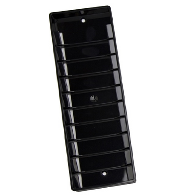 Card holder, 10 slots, wall-mounted