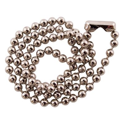 Ball chain in metal, 28 cm