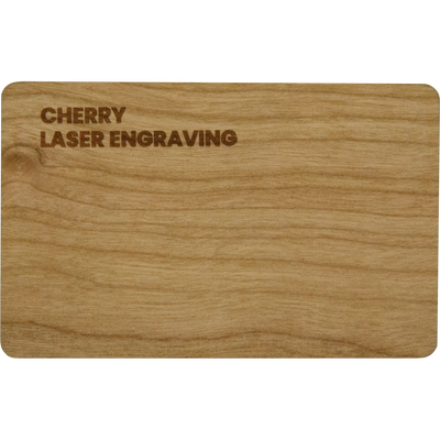 Wood card, Cherry