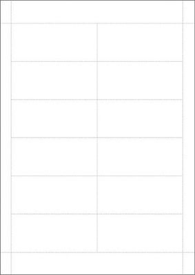 Paper insert 75x40 mm