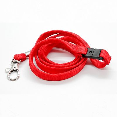 10 mm with rotatable "drop" hook + safety breakaway clasp