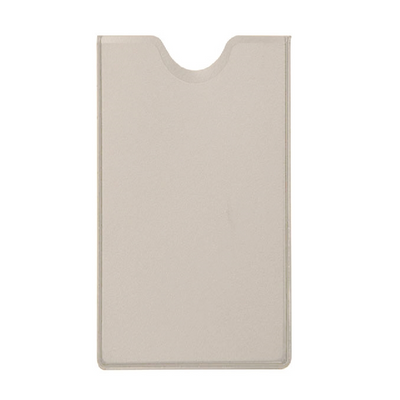 Plastic pocket vertical, 55x85 mm,