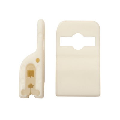 Friction clip White Plastic