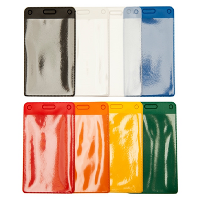 Plastic pocket, vertical 57x84 mm, E80