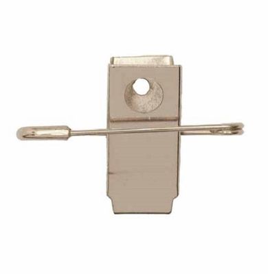 Metal clip A with safety pin