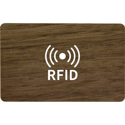 Wood card, Dark Walnut