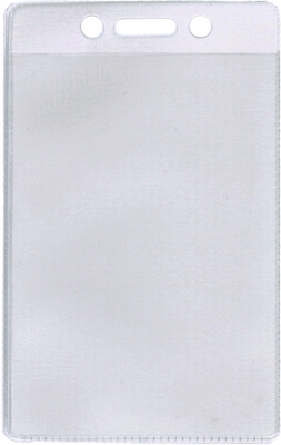 Plastic pocket, vertical, 62x92mm