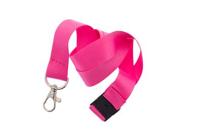 20 mm with rotatable "drop" hook + safety breakaway clasp