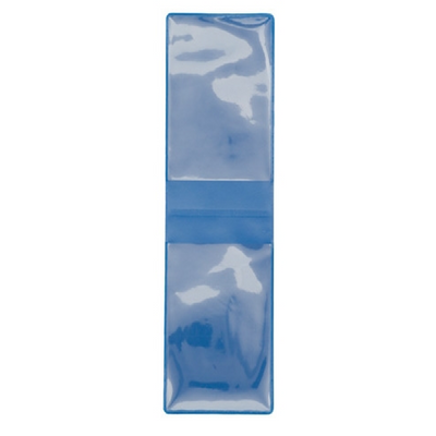 Vertical plastic sleeve, double pocket CR80 x 2