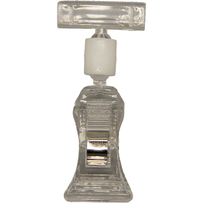 Price tag holder with small clip