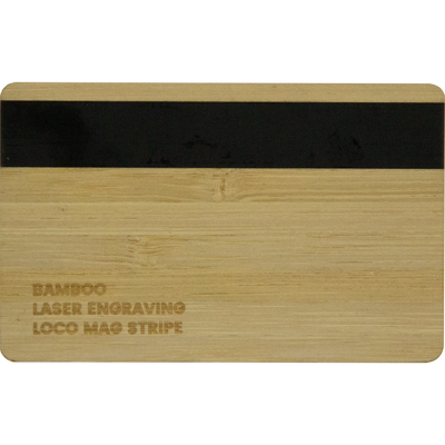 Wood card, Bamboo