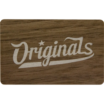 Wood card, Dark Walnut