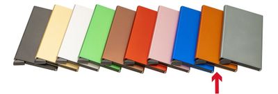 RFID Blocker wallet in aluminum