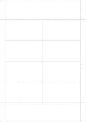 Paper insert, 90x55 mm