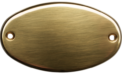 Dörrskylt Blank Oval