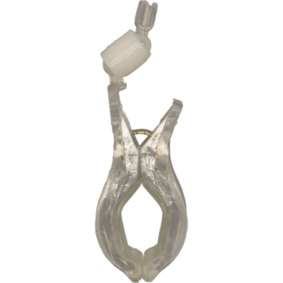 Price tag holder with large clip