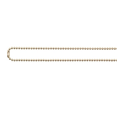 Ball chain in metal, 90 cm, nickel-free