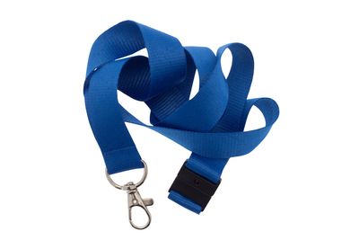 20 mm with rotatable "drop" hook + safety breakaway clasp