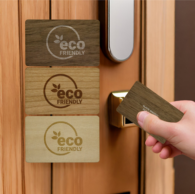 Wood card, Dark Walnut