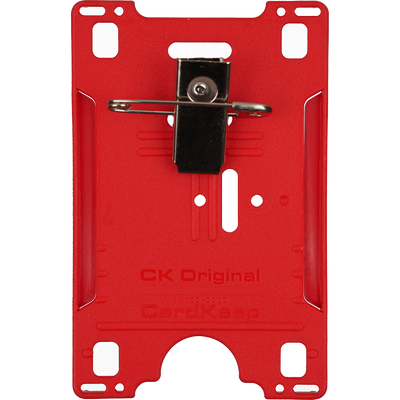 CardKeep Original med metallclip och säkerhetsnål