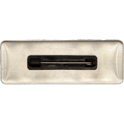 Name badge Metal Exclusive, rectangular