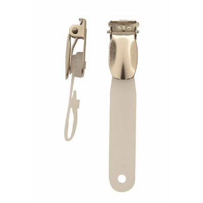 Metal clip B on lockable strip