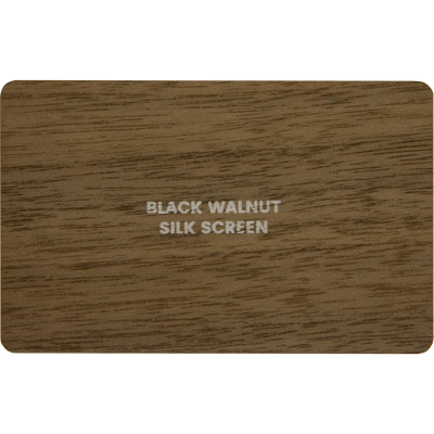 Wood card, Dark Walnut