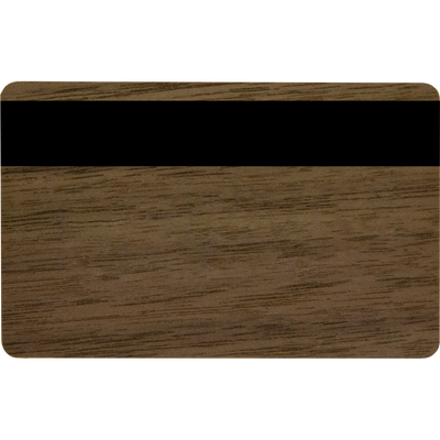 Wood card, Dark Walnut