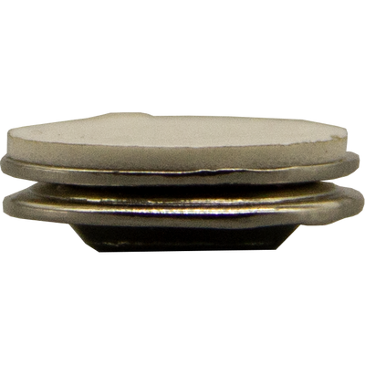 Round magnet on self-adhesive base, 17 mm