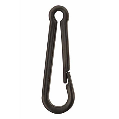 Carabiner hook in plastic