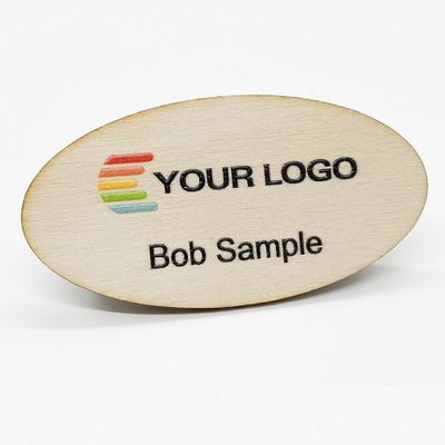 Namebadge in Beech Tree, Woodline Oval