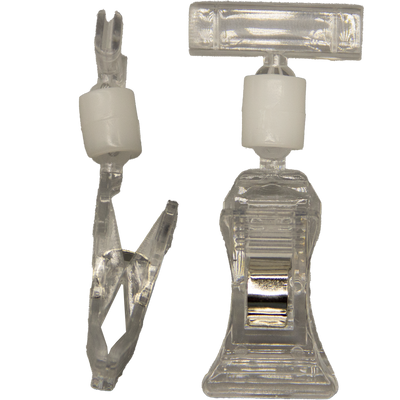 Price tag holder with small clip