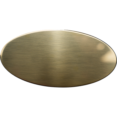 Dörrskylt blank mässing