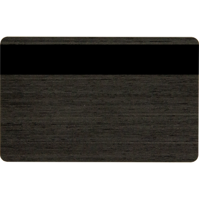 Wood card, Dark Black Walnut