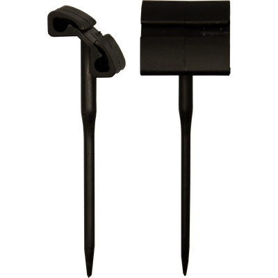 Price tag holder with spike