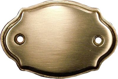 Brass sign